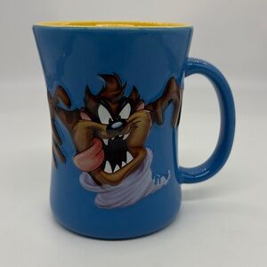 Rare Taz Tasmanian Devil ceramic mug 2002 by Tropico Raised 3D